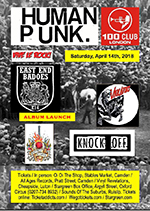 Knock Off - The 100 Club, Oxford Street, London 14.4.18